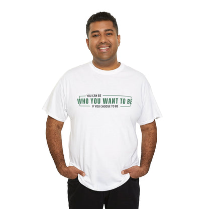 "Be Your Own Hero" Motivational T-Shirt - White