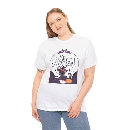 "Stay Magical" Witch Cat T-Shirt