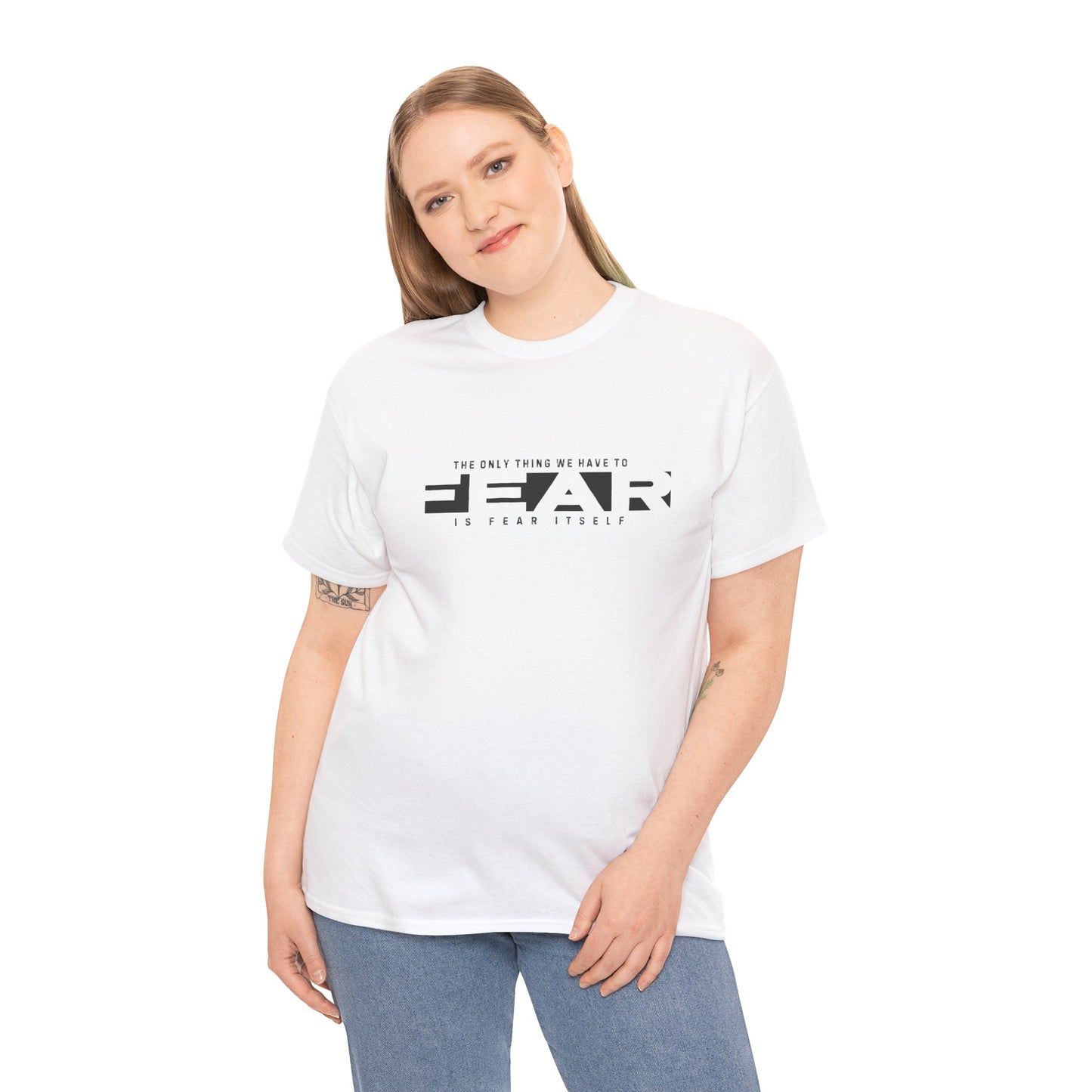 "Fearless Soul" Motivational T-Shirt - White