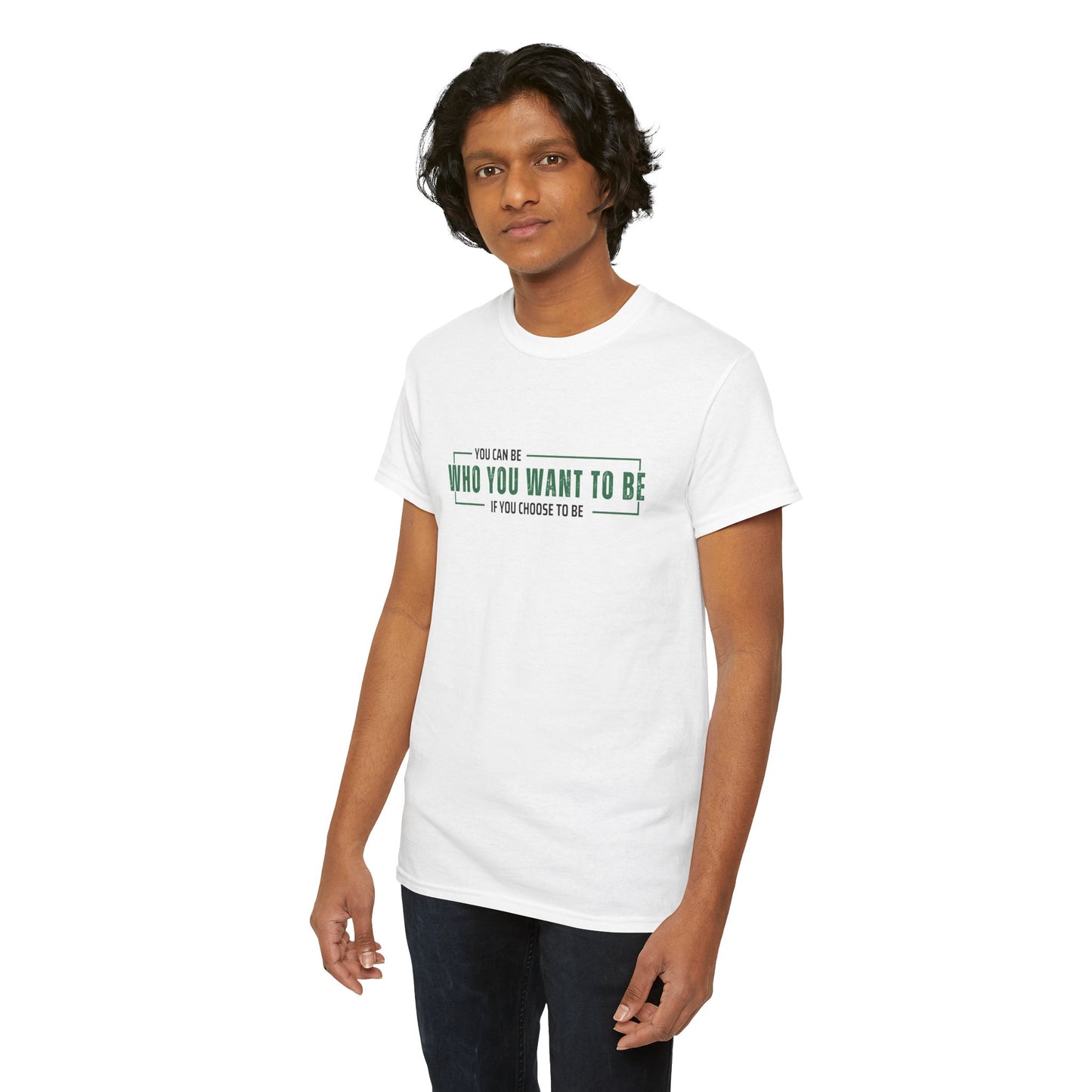 "Be Your Own Hero" Motivational T-Shirt - White