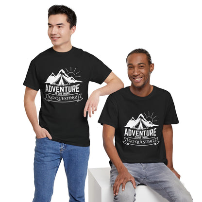 "Adventure Awaits" T-Shirt - Black