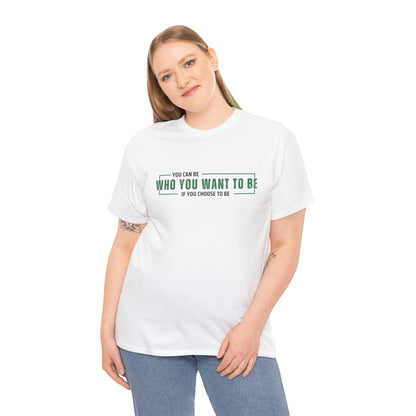 "Be Your Own Hero" Motivational T-Shirt - White