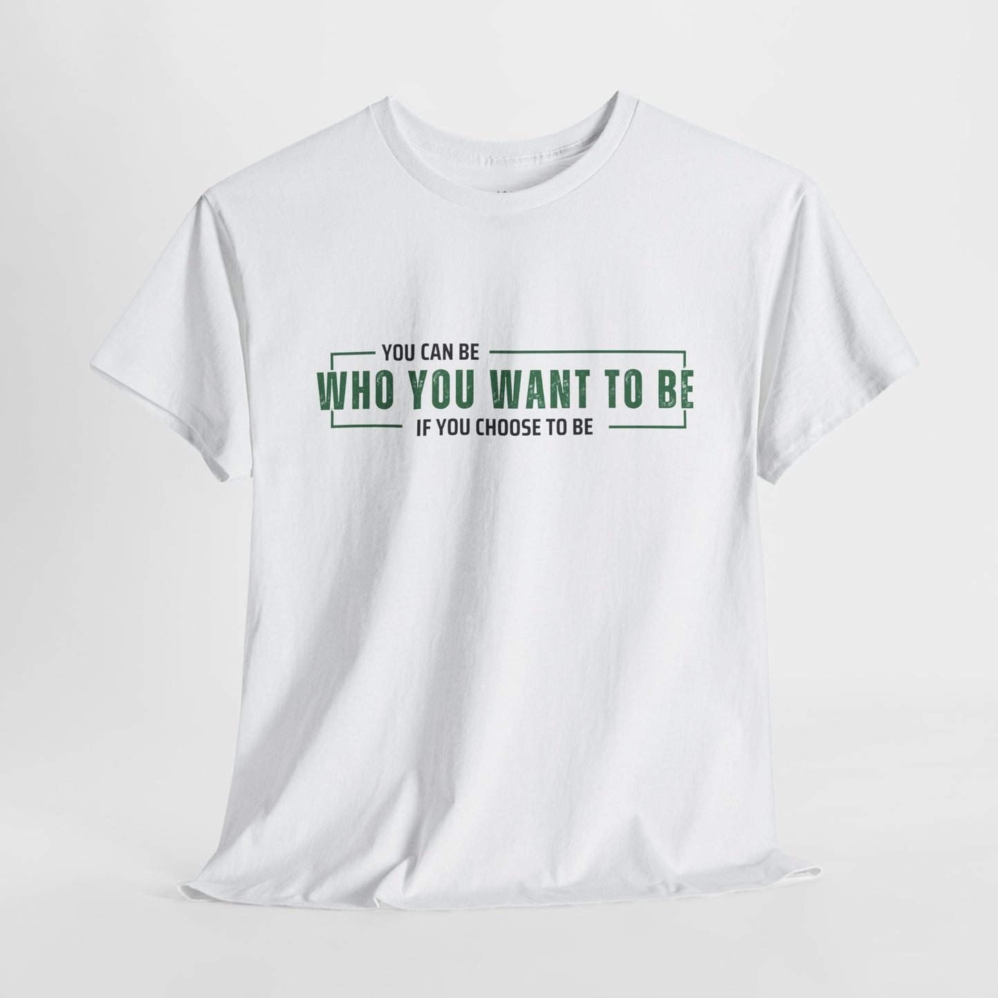 "Be Your Own Hero" Motivational T-Shirt - White