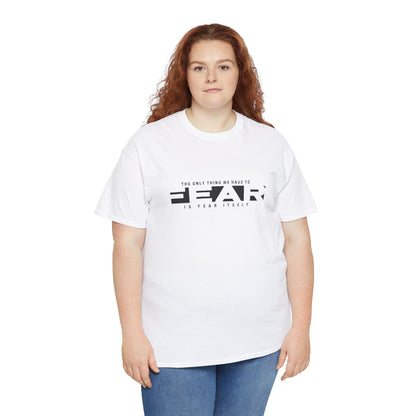 "Fearless Soul" Motivational T-Shirt - White