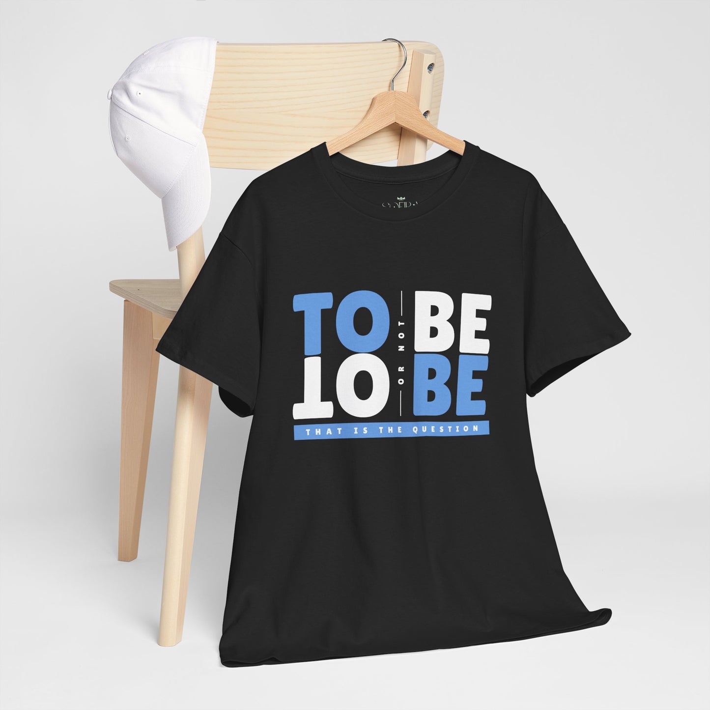 "To Be or Not To Be" Motivational T-Shirt - Black