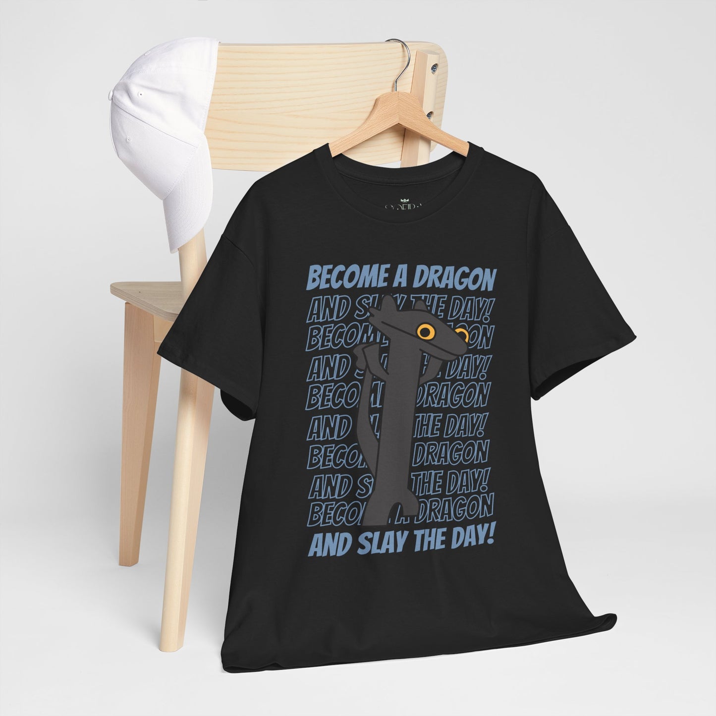 "Slay the Day" Dragon T-Shirt - Black