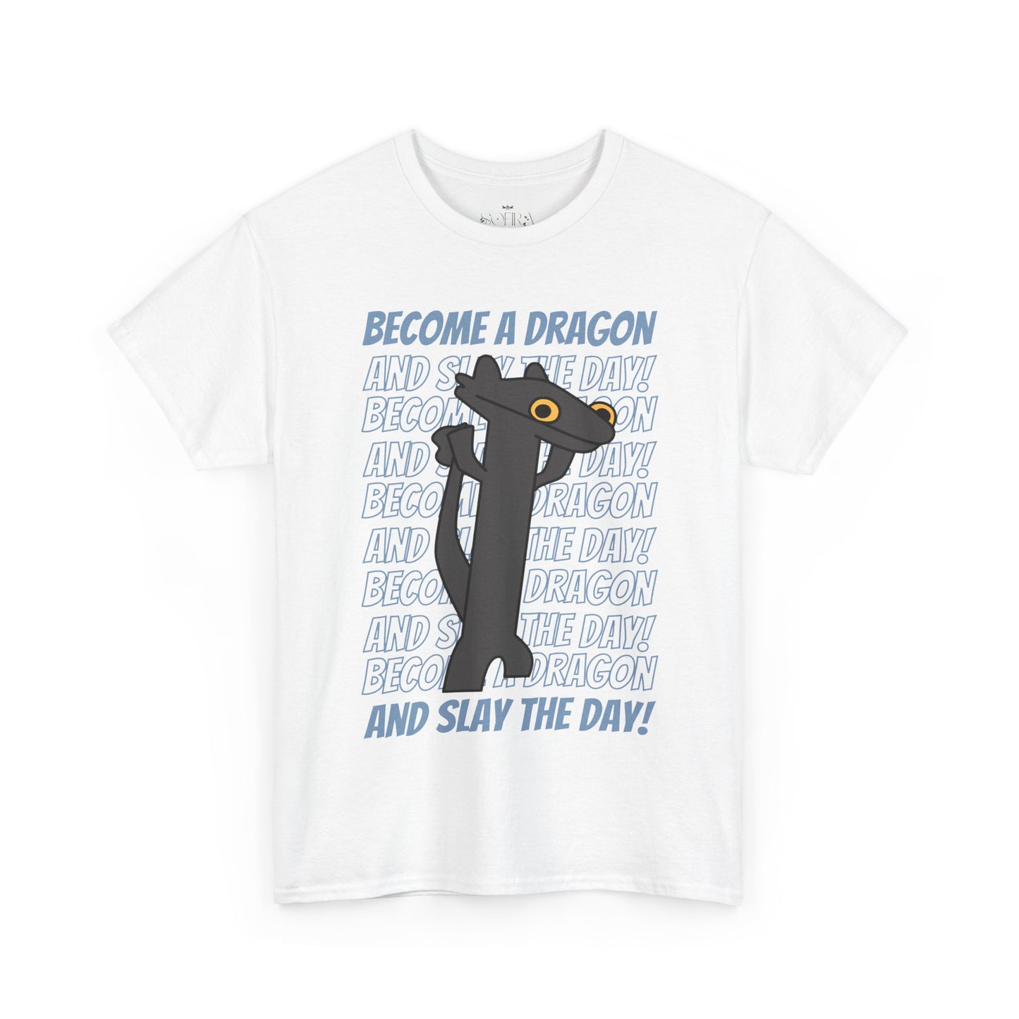 "Slay the Day" Dragon T-Shirt - White