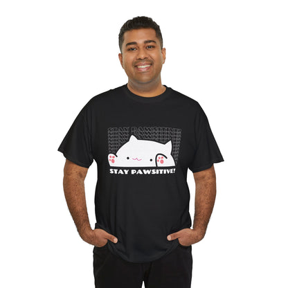 "Pawsitive Vibes" Cat T-Shirt