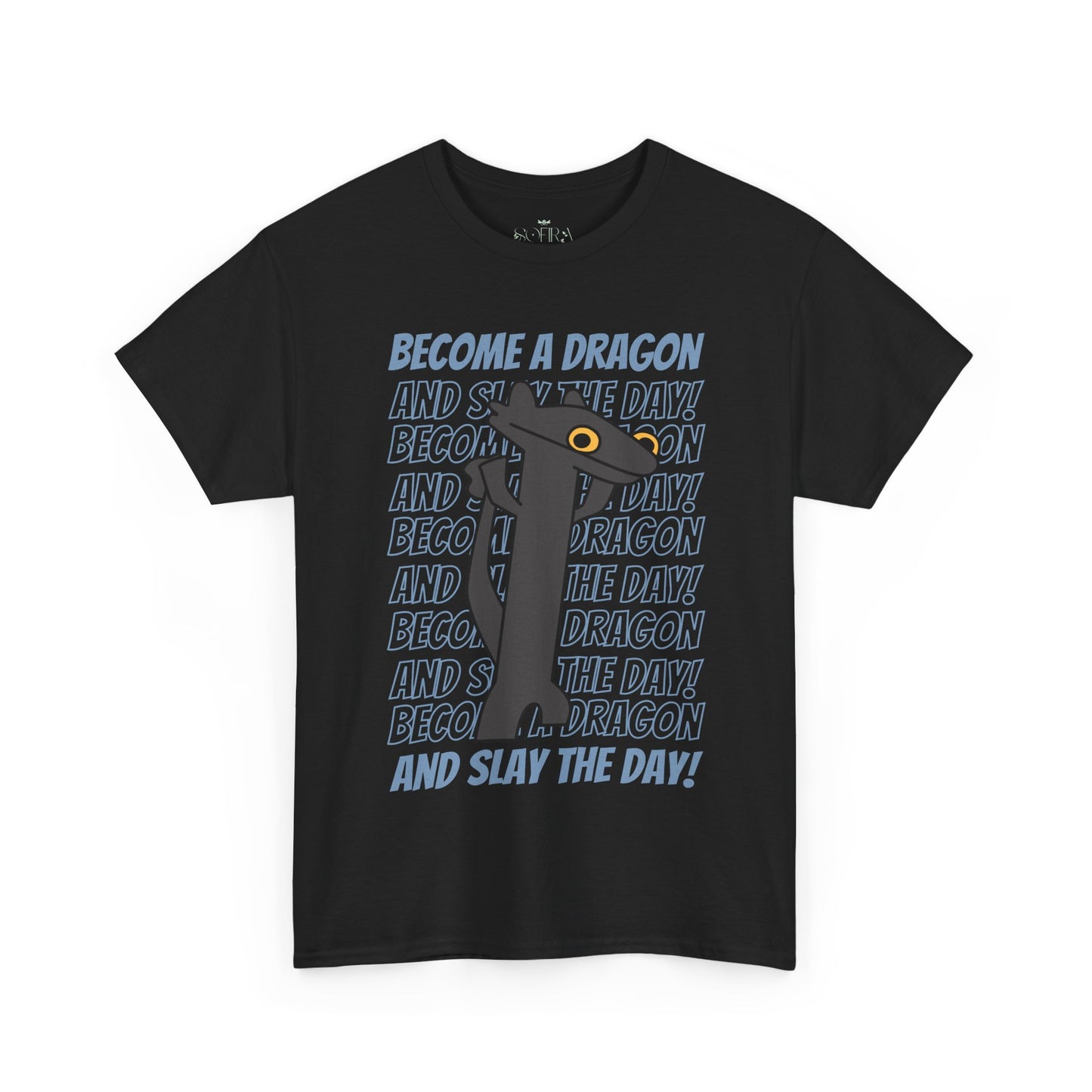 "Slay the Day" Dragon T-Shirt - Black