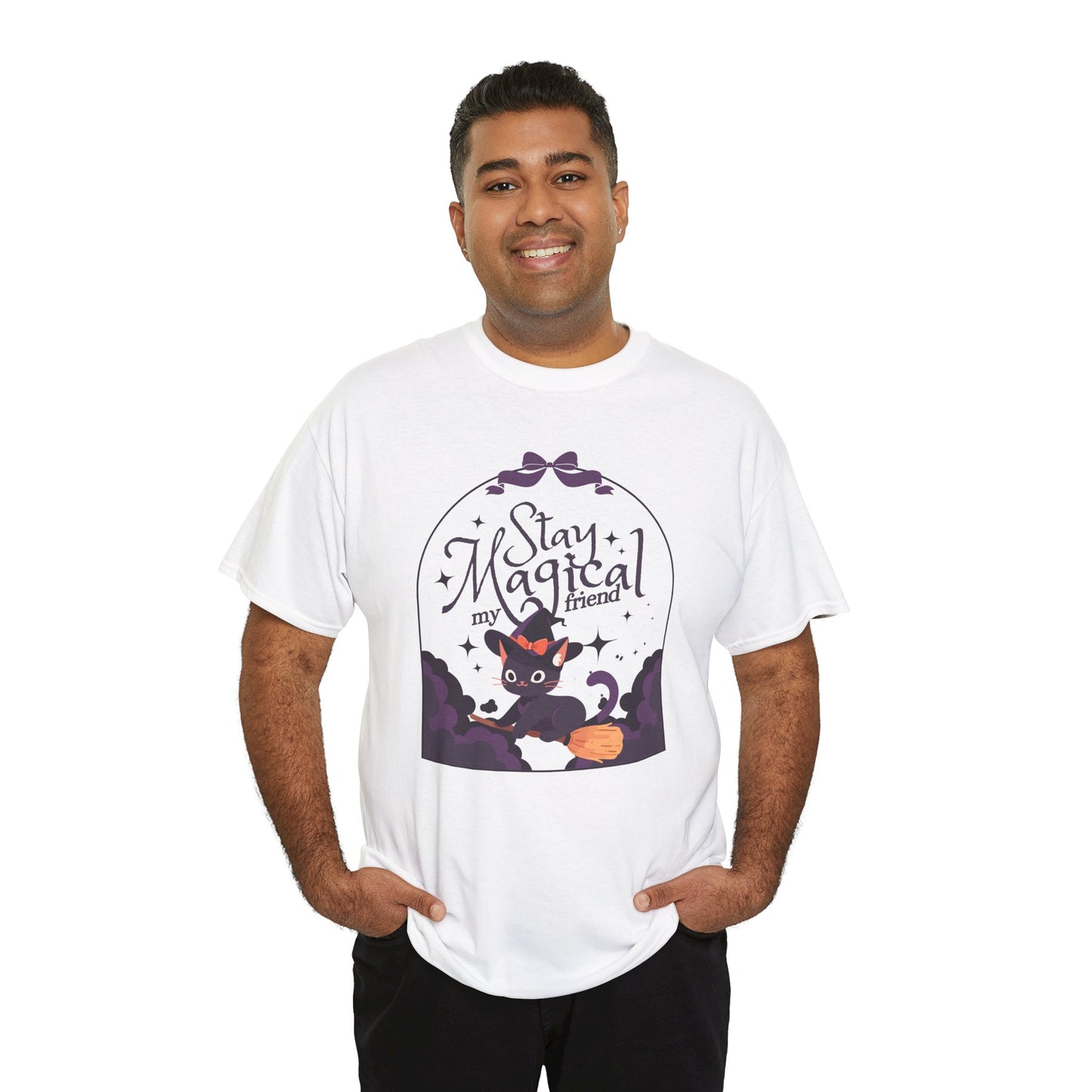 "Stay Magical" Witch Cat T-Shirt