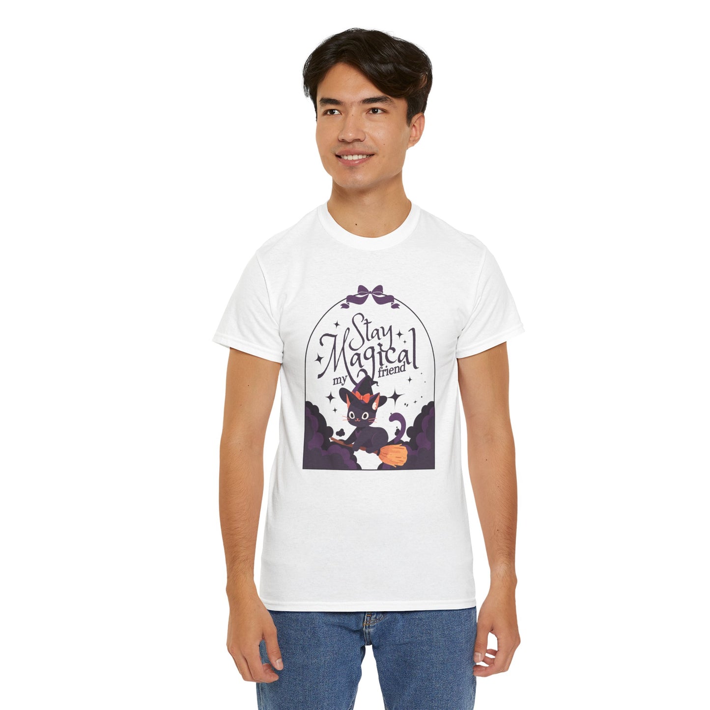 "Stay Magical" Witch Cat T-Shirt