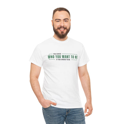 "Be Your Own Hero" Motivational T-Shirt - White