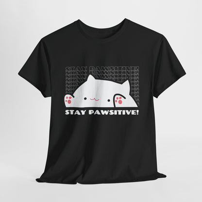 "Pawsitive Vibes" Cat T-Shirt