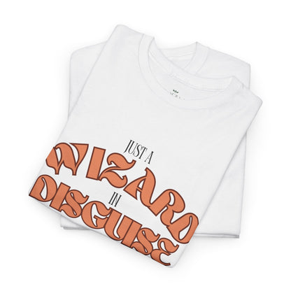 "Wizard in Disguise" Cat T-Shirt - White